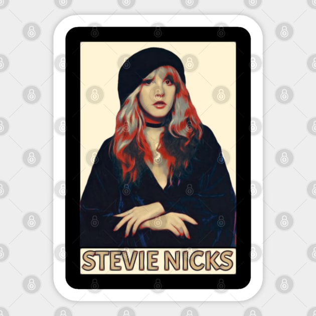 Poster STEVIE Nicks beautifull Sticker by SIRAJAGUGUK